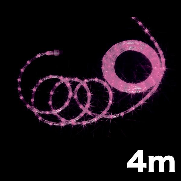 PR-E340-04UU イルミネーション（PRシリーズ） LEDソフトネオン PR-E340 スタンダードタイプ チェリーピンク 長さ4m ジェフコム 照明機器