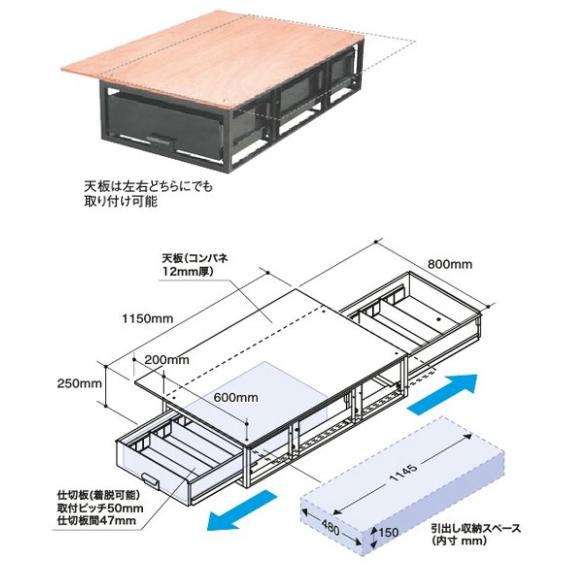 SCS-F2 車載用収納・車載用備品 車載キャビネット システム 