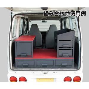 ○SCT-F01 車載用収納・車載用備品 バンキャビネット 3列引き出し 普通