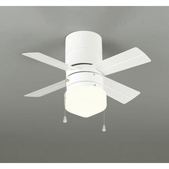 WF255LR LEDシーリングファン 灯体一体型 AC MOTOR FAN 白熱灯器具60W相当 R15高演色 クラス2 電球色 非調光 オーデリック 照明器具 天井照明