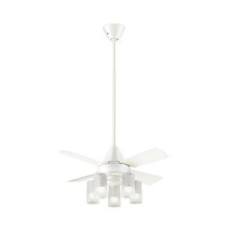 XS95112F LEDシャンデリア付 シーリングファン ACタイプφ900 10畳用 吊下900mm 13W 電球色 60形電球5灯相当 リモコン付 非調光 Panasonic おしゃれ 【〜10畳】