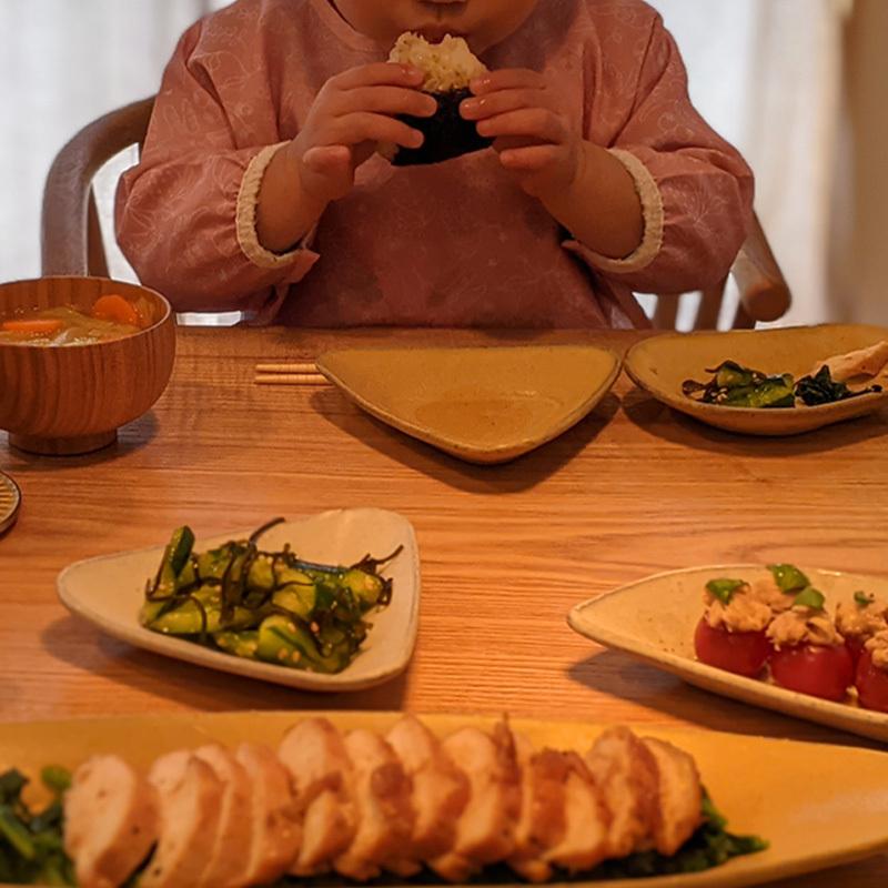 楕円皿M 大皿 おしゃれ 30cm以上 和食器 美濃焼 日本製 パーティ皿 白 黄 長皿 作家 サードセラミックス :3rd-plate