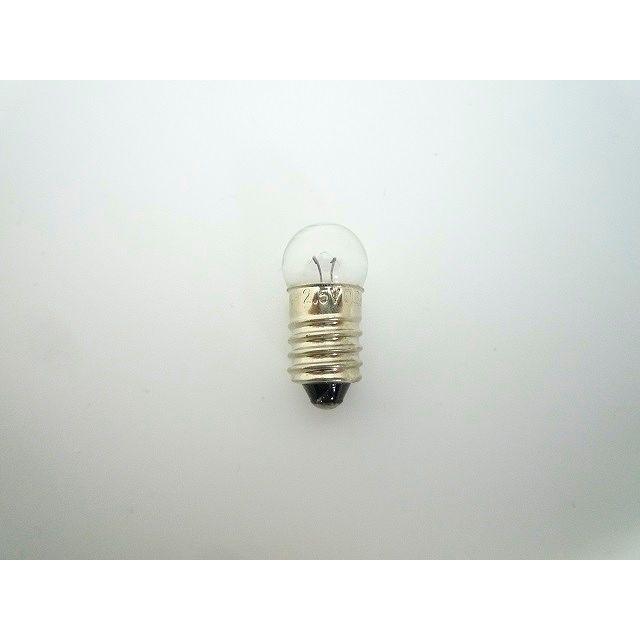 豆電球（スポット球）G11 E10 2.5V 0.3A クリア 電球 パイロ電子 : 津