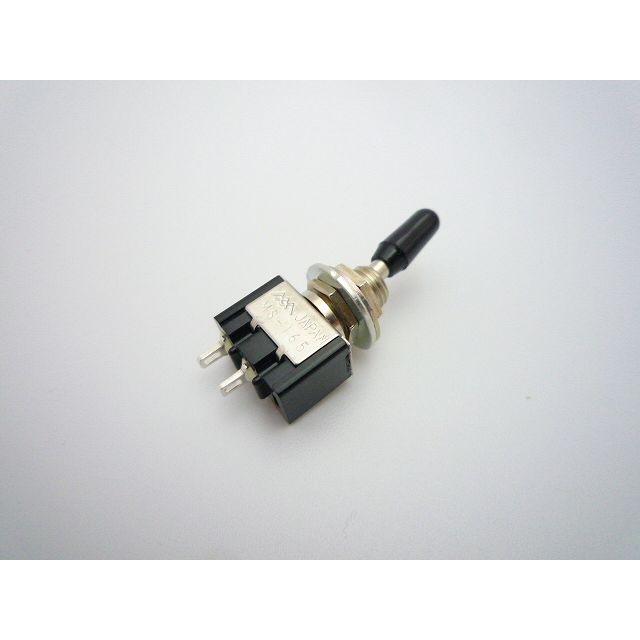 トグルスイッチ 2P 黒 ON-OFF ミヤマ電器 MS-165-K : 津パーツ店