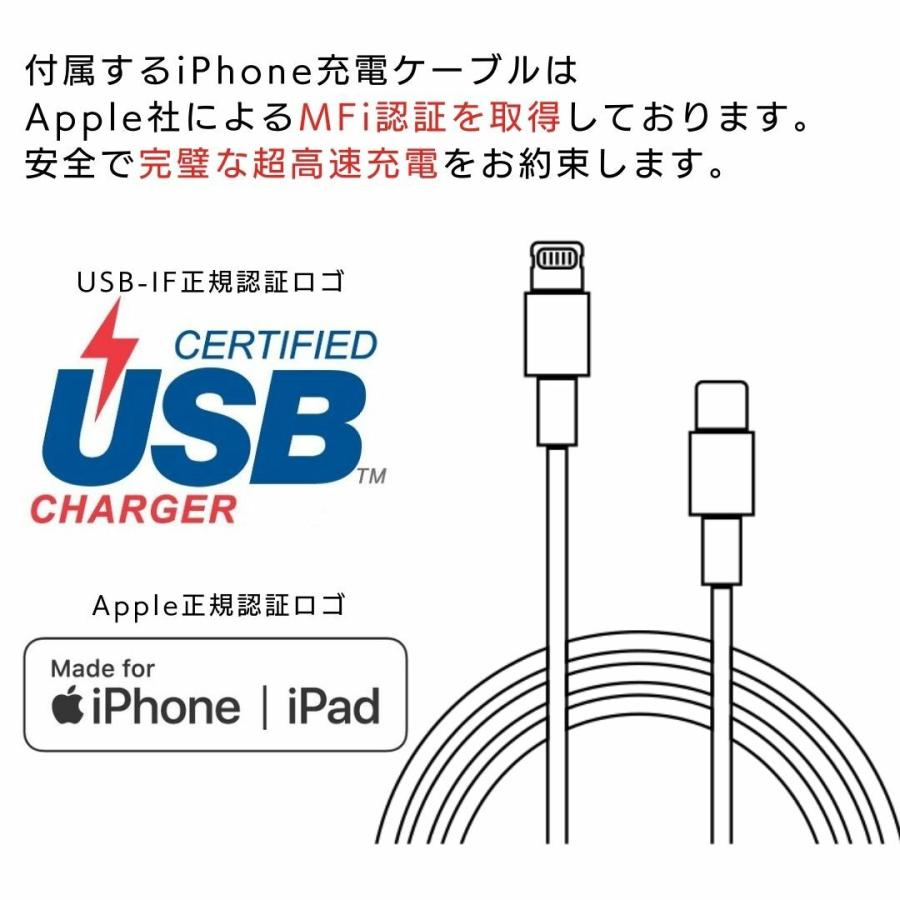 GOPPA iPhone急速充電器 タイプc セット 高速充電 アダプター GOPPA iPhone急速充電器 タイプc セット 高速充電 アダプター