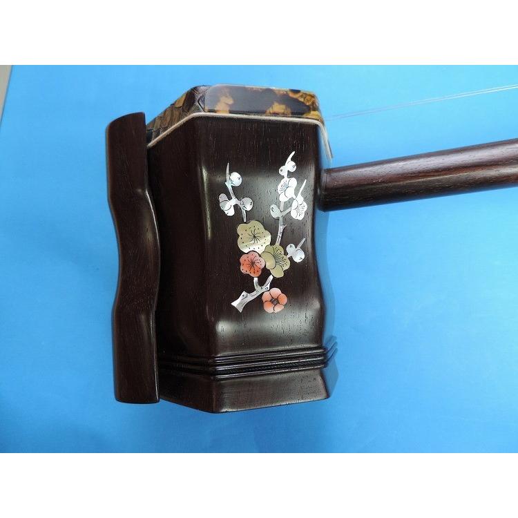椿二胡・唐黎雲作老紅木梅華螺鈿二胡 (RH-001) : 椿二胡工房