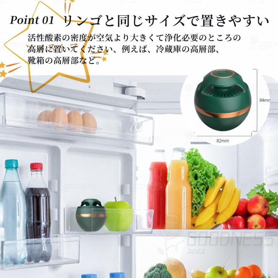 空気清浄機 小型 脱臭機 オゾン発生器 消臭 消臭機 オゾン usb充電式