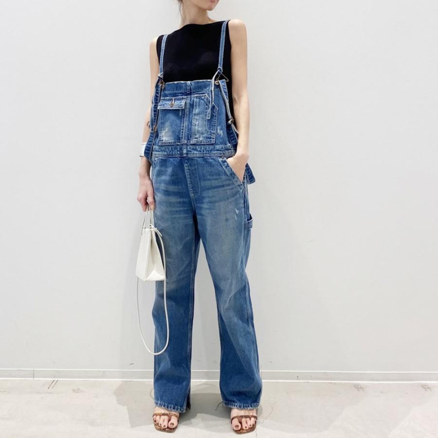 デニムサロペット レディース 春秋 オーバーオール  ポケット付き ワイドパンツ ジーンズ ジーパン ロング丈 コーデおしゃれ 体型カバーにも 超PayPay祭