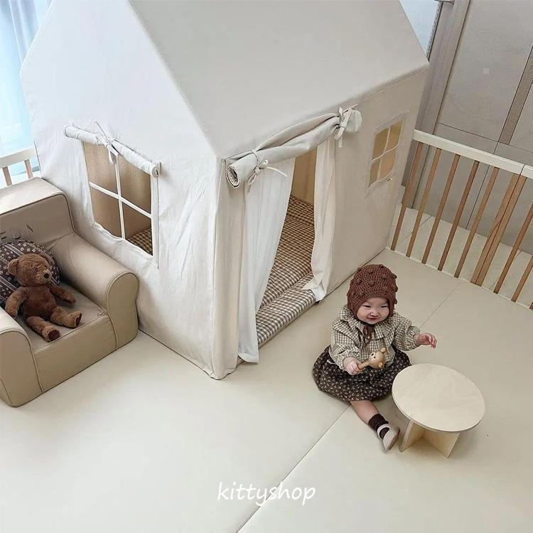 2024キッズテント 子供テント 子供部屋 シンプル おもちゃ プリンセステント ままごと テント お誕生日プレゼント 室内_3