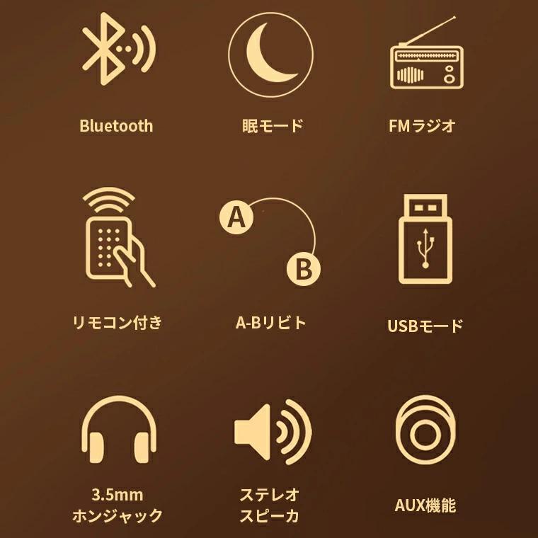 期間限定!】CDプレーヤー Bluetooth5.0レトロステレオスピーカー内蔵