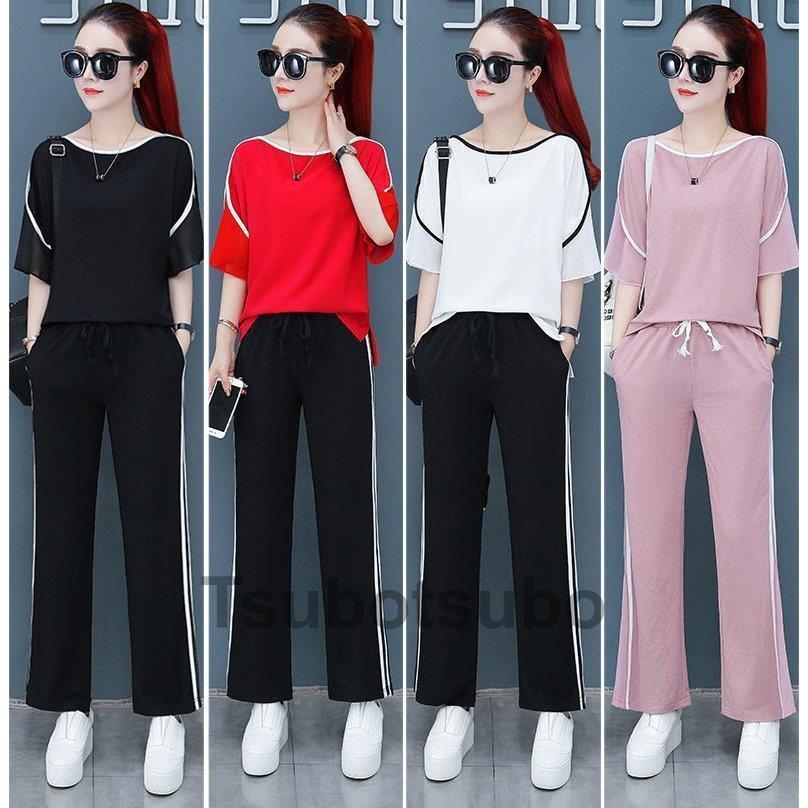 当店特別価格 ジャージ セットアップ レディース 21春夏 30代 40代 カジュアル 半袖 新作 韓国風 運動服 上下セット 部屋着 九分丈パンツ お洒落 着痩せ 新品 超人気商品 Www Superavila Com