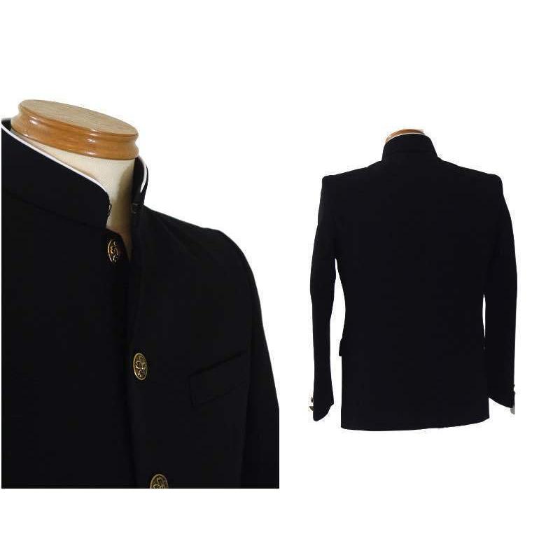 富士ヨット【165B】詰襟 ゆったりサイズ学生服シリーズエックス (SERIES-X)ラウンパーマカラー 送料無料