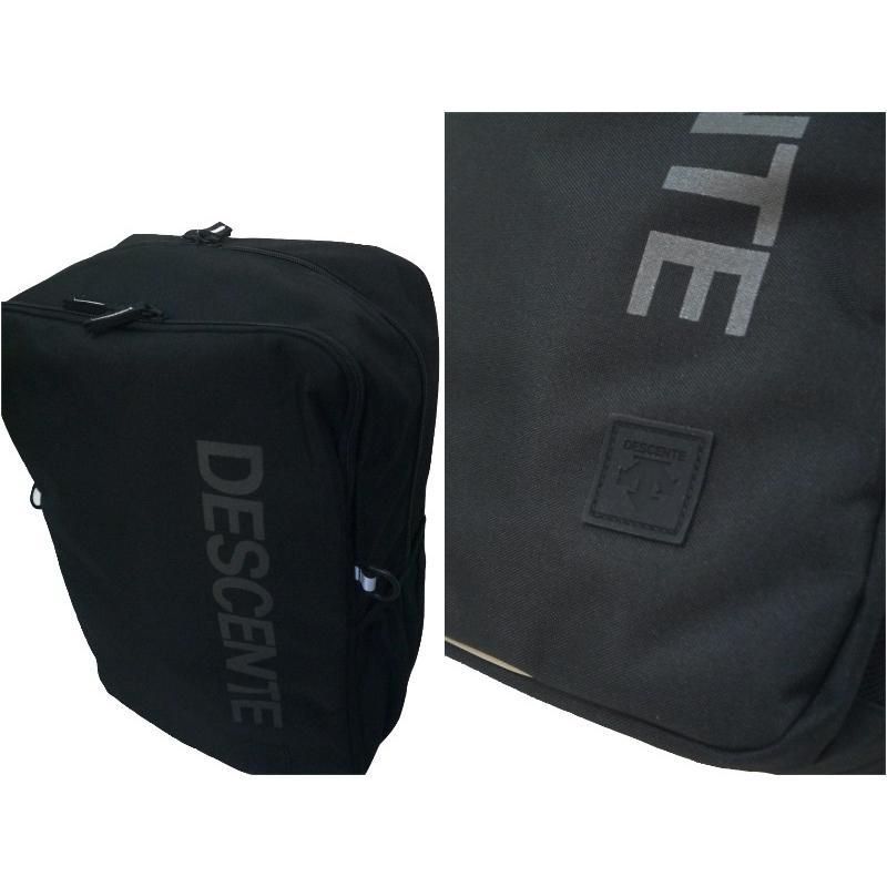 DESCENTE（デサント） スクール スクエアDバック 黒 教科書仕切り付き