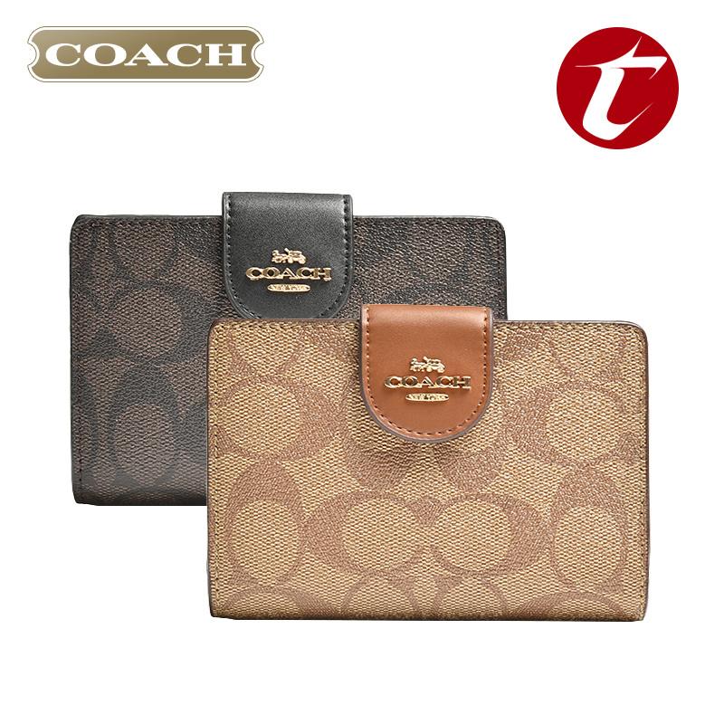 100%正規品 コーチ COACH ブラック 女性用折り財布 C0082 agapeeurope.org
