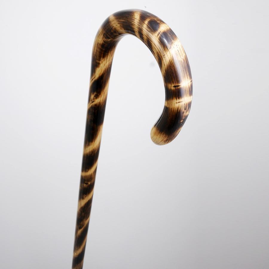 オーク焼き入り大曲（木製杖・最長91cm／日本製）｜土屋産業 Cherry