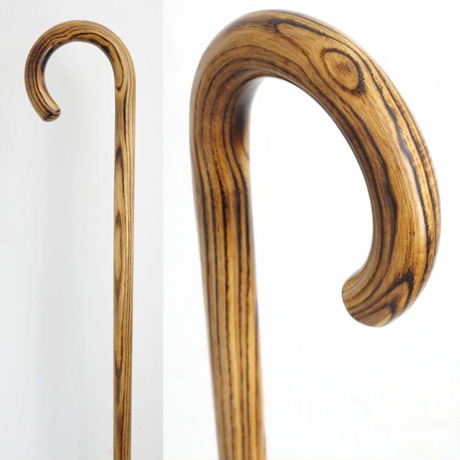 イギリス製　ハンドメイド　ステッキ（大曲）　楓 イギリス製ハンドメイドステッキ（大曲）楓