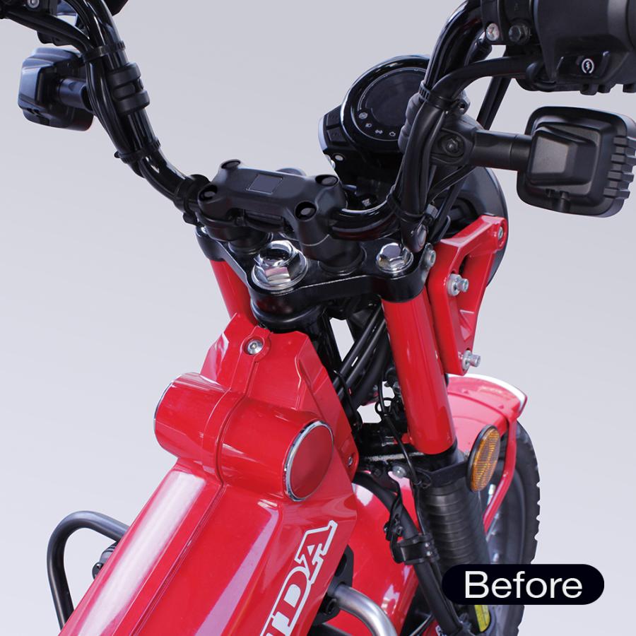 ホンダCT125 ハンターカブ　ja65 サブタンクホルダー、中古赤ボトル付き 槌屋ヤック ハンターカブ CT125 ドリンクホルダー バイク ボトル