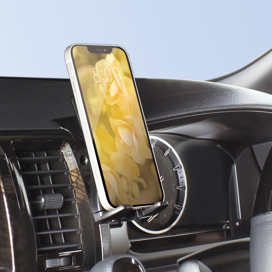 SY-HA2 200系 ハイエース専用 スマートフォンホルダー メーター横の見やすい位置に ハイエース バン/ワゴン/コミューター 4型〜9型 専用設計 YAC | 槌屋ヤック | 07