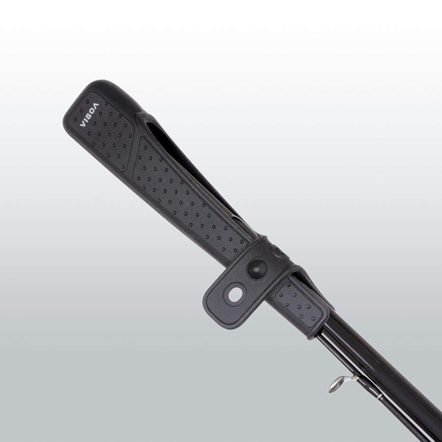 VISOA U-A22 シリコンティップガード BK ロッドの持ち運び時の折れ 傷