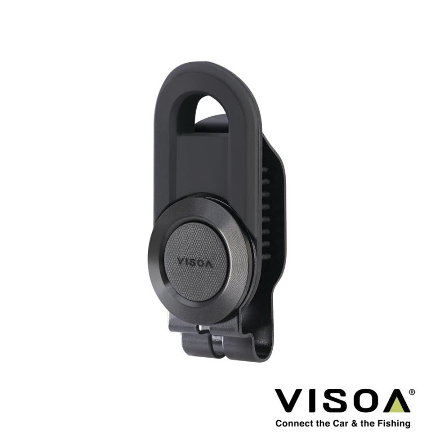 さゆ キャップ VISOA U-A38 キャップオン サングラスキーパー キャップのツバ横に挿し