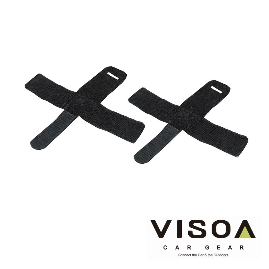 VISOA U-A6 マルチバンド 車内用バーにマジックテープで取り付けて