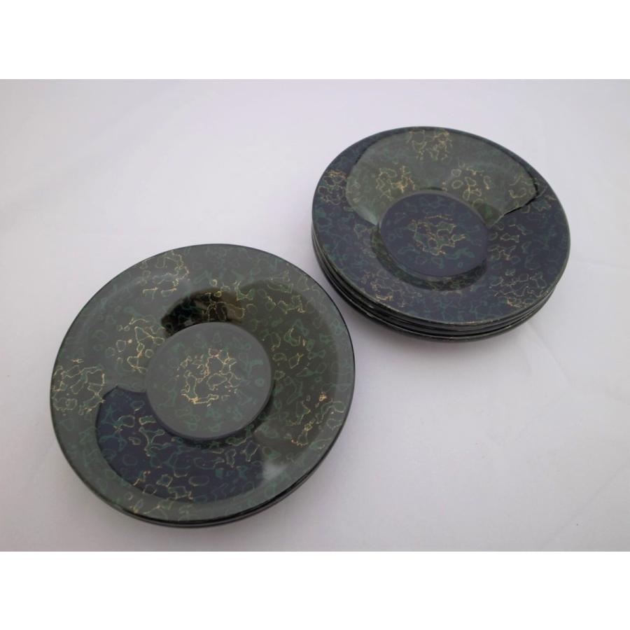 茶托 5枚入 木製 唐塗梨子地黒上 : 津軽塗イシオカ工芸 - 通販 - Yahoo