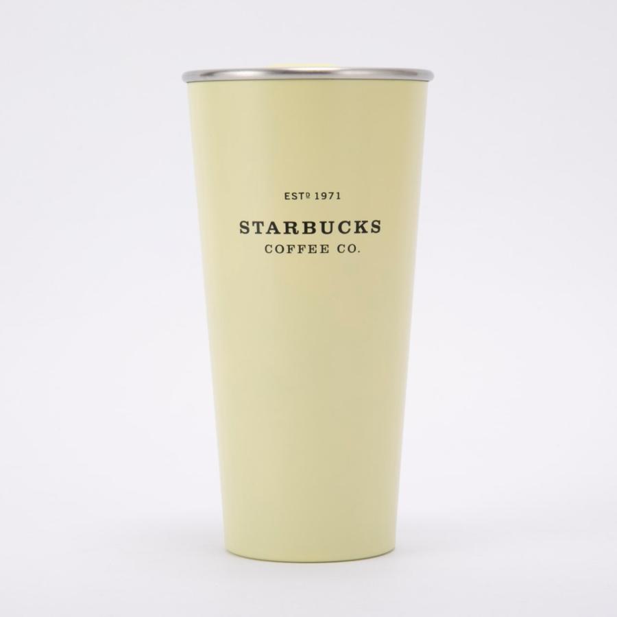 Starbucks Coffee - 海外スターバックス タンブラー　16oz 473ml　8666 スターバックス パステルイエロー ステンレスタンブラー 16oz