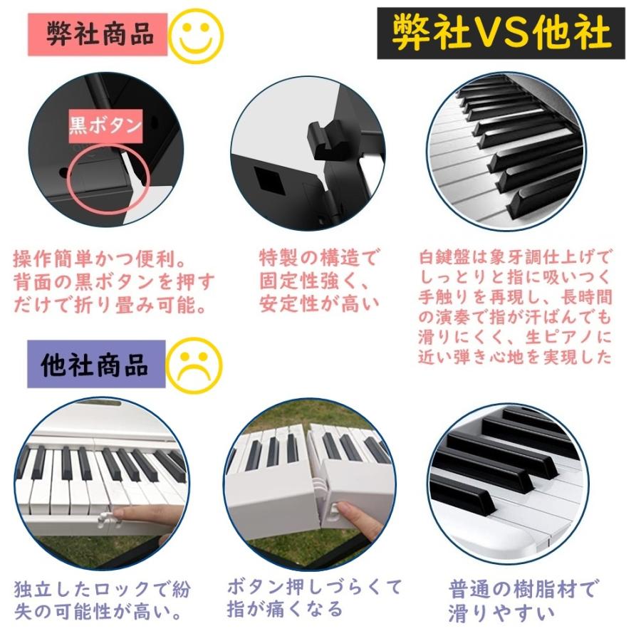 電子ピアノ 88鍵盤 折り畳み式 Longeye 高音質 充電型 生ピアノ 電子ピアノ 88鍵盤 折り畳み式 Longeye 高音質 充電型 生ピアノ
