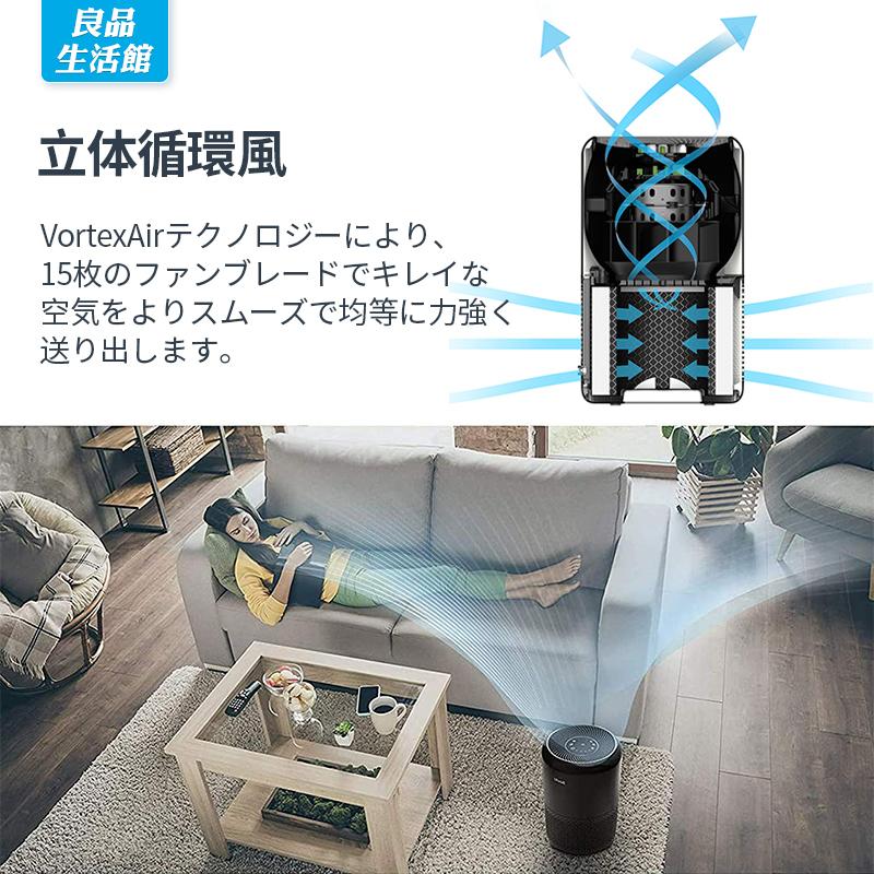 空気清浄機 levoit  2重除菌 ウィルス ハウスダスト  花粉 脱臭 20畳 静音 フィルター ペット ほこり カビ取り PM2.5 ポイント2倍　空気清浄器｜tsuhan-123｜10