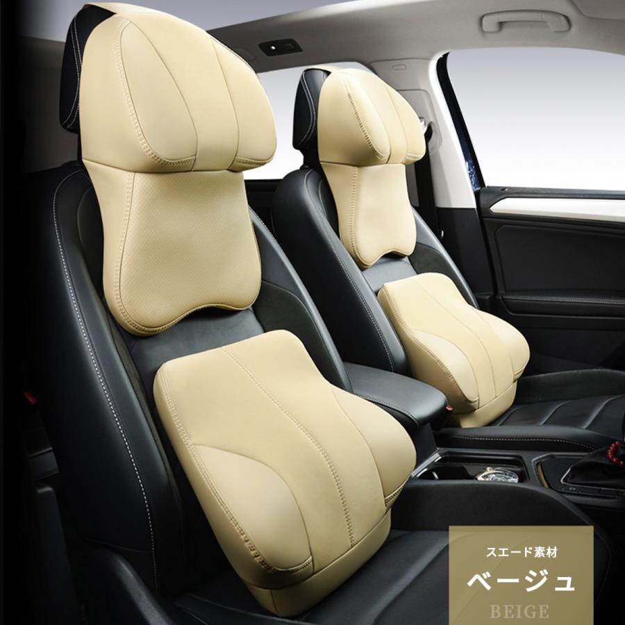 車用クッション 車シートクッション 腰クッション P2倍 セット 通気抜群 カークッション 遠距離運転 腰クッション ネックパッド 取付説明書付