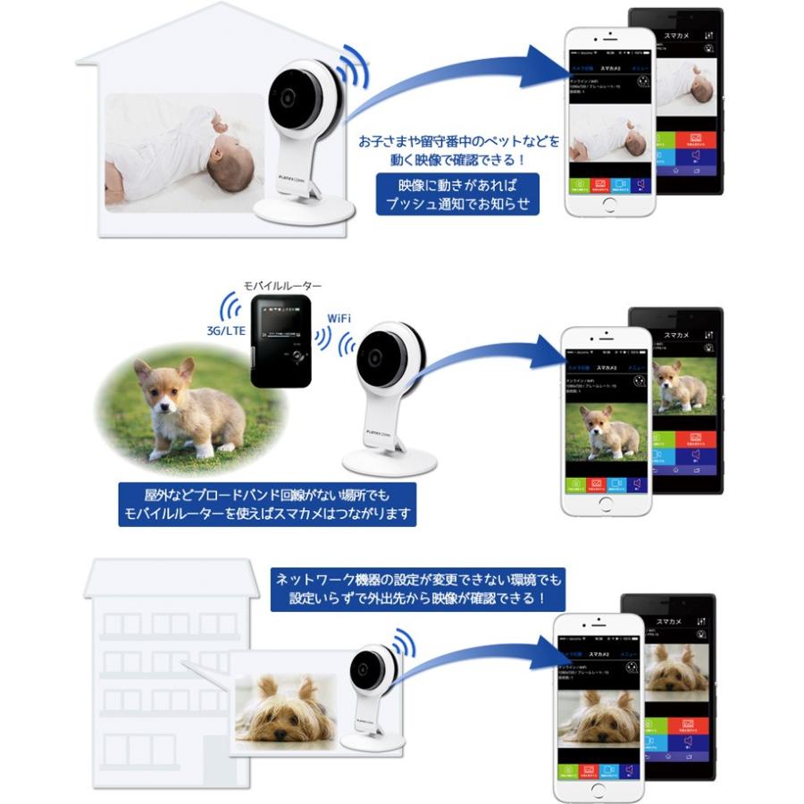 屋内用 スマカメf フルhd 無線lan専用 カメラ 自宅 スマホ Iphone 遠隔 留守番 通知防犯 監視 マイク スピーカー 防犯カメラ Planex Cs Qr100f Cs Qr100f Motiontech 通販 Yahoo ショッピング