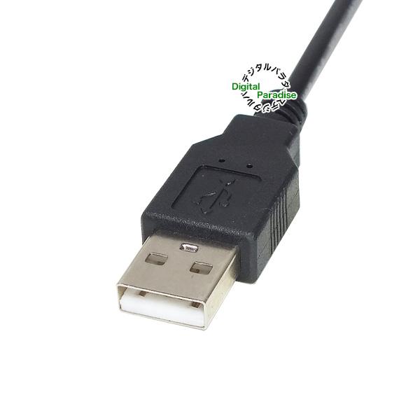 MicroBケーブル 1m マイクロB (オス)(右L型)-USB2.0Aタイプ (オス