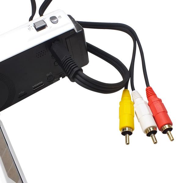 4極3.5mm-RCA変換ケーブル CTIA規格 L/R/G/V結線(オス)-RCA(オス 4極3.5mm-RCA変換ケーブル CTIA規格 L/R/G/V結線(オス)-RCA(オス