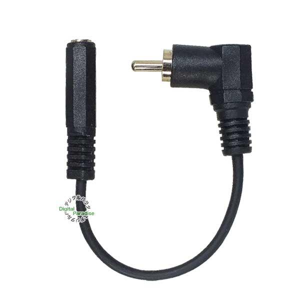 3.5mmモノラル⇔RCA変換ケーブル 3.5mmモノラル(メス)⇔RCA(オス) 全長