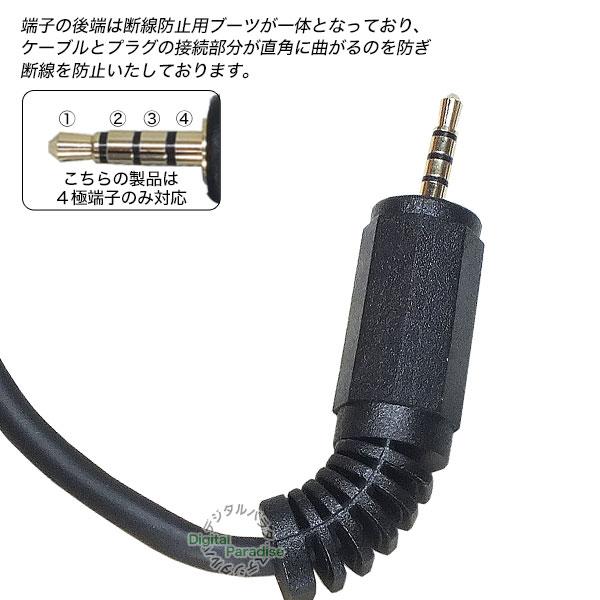 4極2.5mm2分配ケーブル 4極2.5mm(メス)→4極2.5mm(オス)x2長さ:約30cm