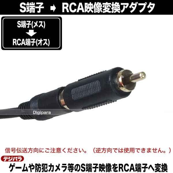 S端子→RCA変換アダプタ S映像(メス)→RCA映像端子(オス)変換アダプタ