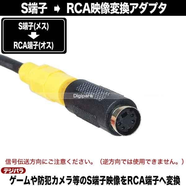 S端子→RCA変換アダプタ S映像(メス)→RCA映像端子(オス)変換 S端子→RCA変換アダプタ S映像(メス)→RCA映像端子(オス)変換