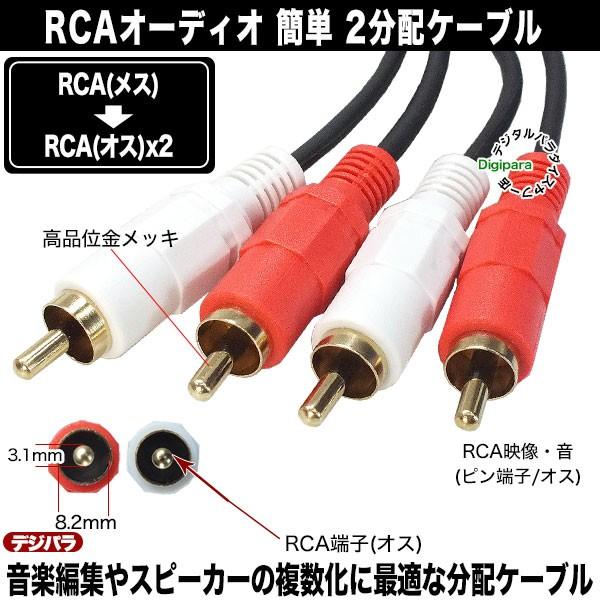RCAオーディオ2分配ケーブル RCA(メス)→RCA(オス)x2 40cm オーディオ分配用(赤・白) 車載スピーカー・イベント、音響、スピーカー増設 COMON ODF-Y C79524 :COMON-ODF-Y:デジタルパラダイス - 通販 - Yahoo!ショッピング RCAオーディオ2分配ケーブル RCA(メス)→RCA(オス)x2 40cm オーディオ分配用(赤・白) 車載スピーカー・イベント、音響、スピーカー増設 COMON ODF-Y C79524 :COMON-ODF-Y:デジタルパラダイス - 通販 - Yahoo!ショッピング