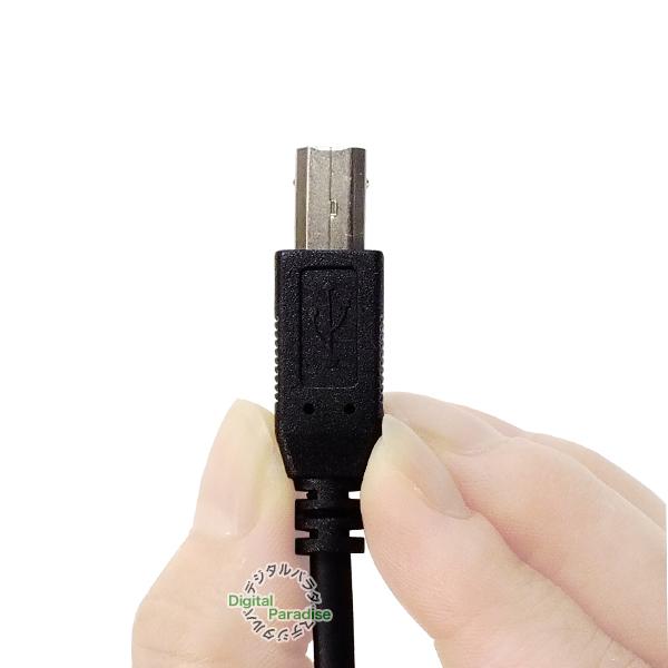 USBケーブル 50cm USB2.0A(オス)-USB2.0B(オス) プリンター接続