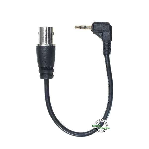 BNC→2.5mm変換ケーブル BNC(メス)→3極2.5mm(オス) 全長:約15cm