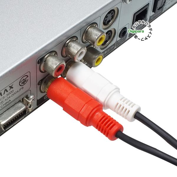 オーディオケーブル 20m RCA(オス)⇔RCA(オス) (赤 白) 自動車 オーディオケーブル 20m RCA(オス)⇔RCA(オス) (赤 白) 自動車