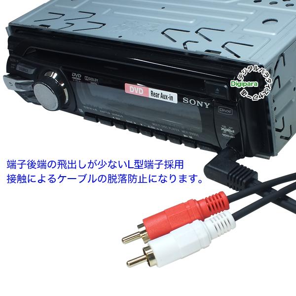 3.5mm⇔RCA変換ケーブル50cm 3極3.5mm(オス)L型端子⇔RCA(オス 3.5mm⇔RCA変換ケーブル50cm 3極3.5mm(オス)L型端子⇔RCA(オス