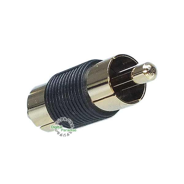 ステレオケーブル  オス ケーブル - オス 24K 金メッキ銅コネクタ RCA中継 オス端子 RCA(オス)-RCA(オス) 金メッキ ケーブル延長 RCA
