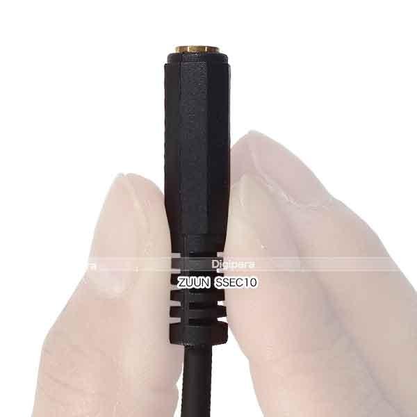 3.5mm延長ケーブル1m 3極3.5mm(オス)⇔3極3.5mm(メス) オーディオ延長