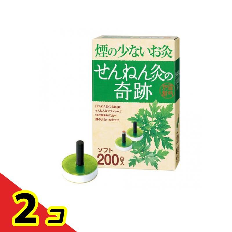 せんねん灸の奇跡 ソフト 200点入 2個セット : 通販できるみんなのお薬