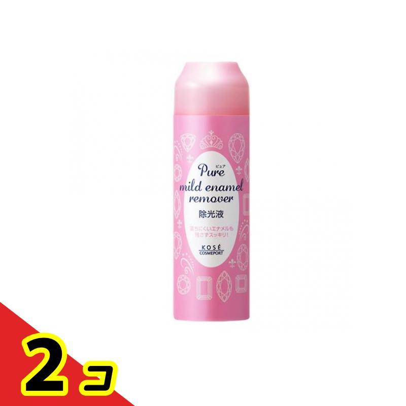 【単品20個セット】 ピュアマイルドエナメルリムーバーN220ML コーセーコスメポート株式会社(代引不可)【送料無料】 KOSE（コーセー） ピュア マイルド エナメルリムーバーN 220mL 2個