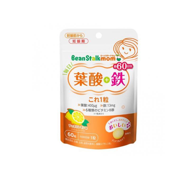 ビーンスタークマム 毎日葉酸+鉄 これ1粒 60粒  (1個)（Yahoo!・通販できるみんなのお薬(みんなのお薬)）