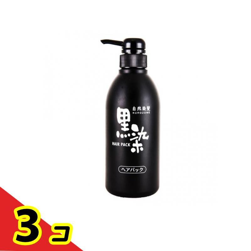 黒染ヘアパック ５００ｍｌ × 3個セット 黒ばら本舗 黒染ヘアパック 500mL (ポンプタイプ) 3個セット : 通販