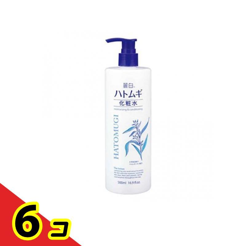 熊野油脂 麗白 ハトムギ化粧水 500mL (本体) 6個セット : 通販できる 