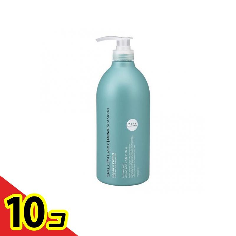 熊野油脂 サロンリンク アミノ シャンプー 1000mL 10個セット : 通販